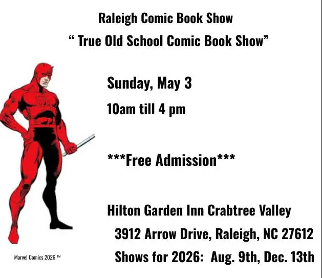 Raleigh Comic Book Show