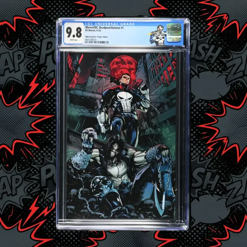 DeadpoolBatman #1 (2025) – Alpha Exclusives Cappuccio Virgin Edition