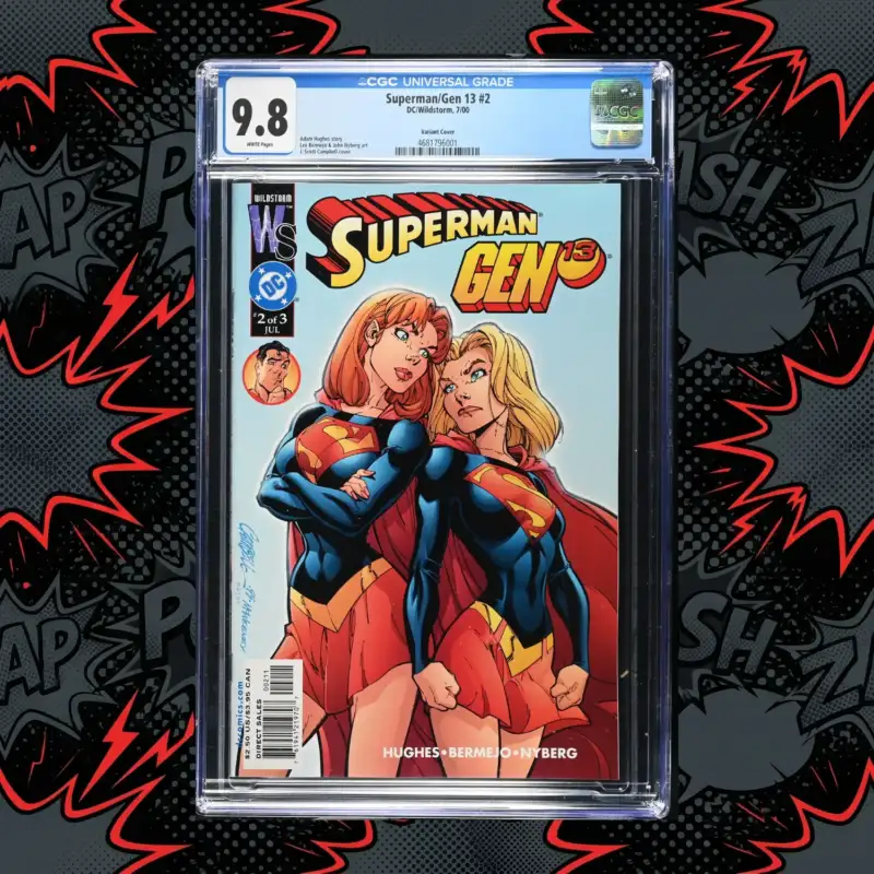 Superman_Gen 13 #2 (2000) – J. Scott Campbell Variant Cover