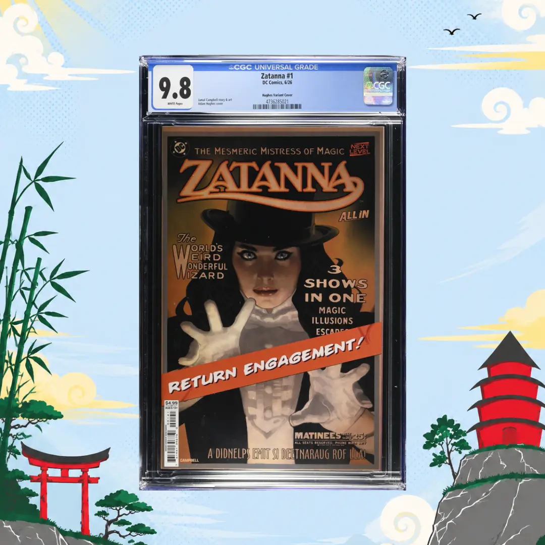Zatanna #1 Adam Hughes Variant CGC 9.8 comic book collectible
