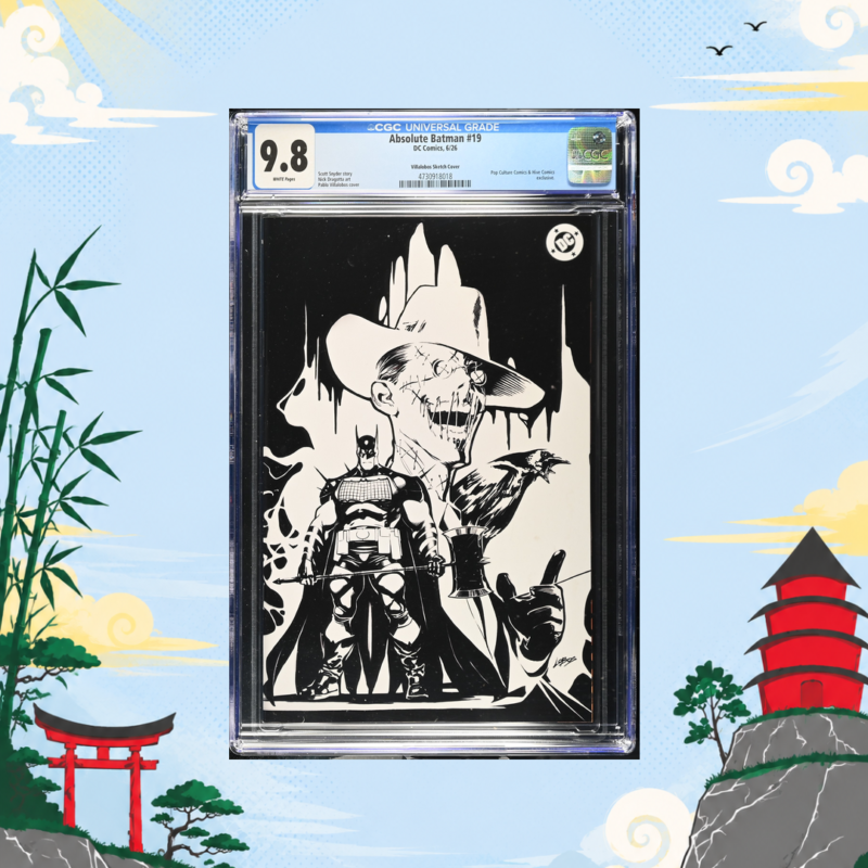 Absolute Batman #19 Pablo Villalobos Sketch Variant CGC 9.8 comic book collectible