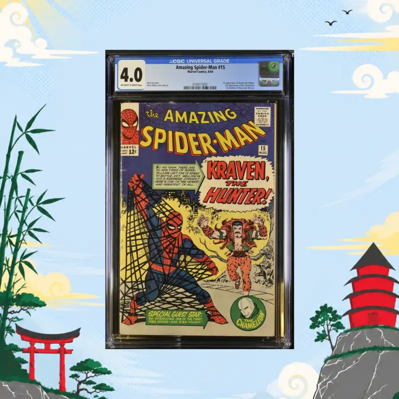 Amazing Spider-Man #14 CGC 4.0 - 1st Appearance Kraven the Hunter CGC 4.0 comic book collectible