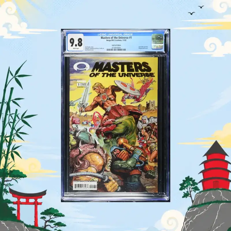 Masters of the Universe #1 Gold Foil Edition CGC 9.8 comic book collectible