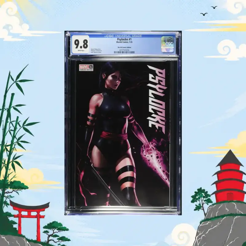Psylocke #1 Talavera 616 Comics Edition CGC 9.8 comic book collectible