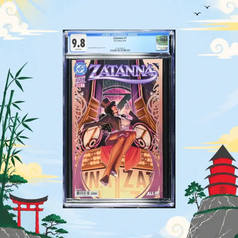 Zatanna #1 CGC 9.8 A Cover Jamal Campbell DC Comics CGC 9.8 comic book collectible