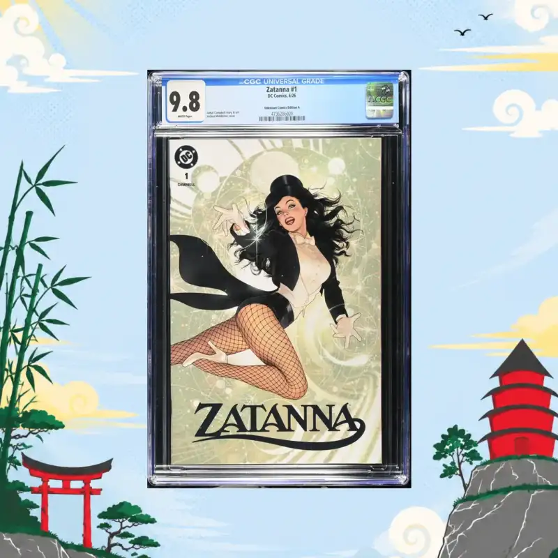 Zatanna #1 CGC 9.8 Middleton Variant comic book collectible