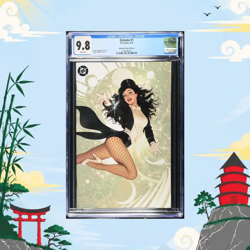 Zatanna #1 Middleton Virgin Variant CGC 9.8 comic book collectible