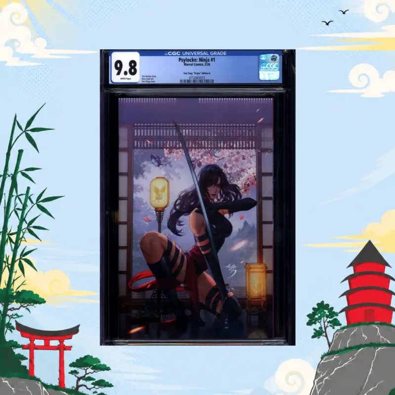 Psylocke: Ninja #1 Fan Yang Virgin Edition B CGC 9.8 comic book collectible