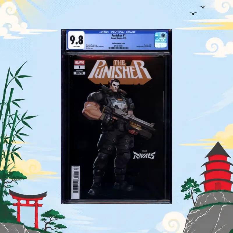Punisher #1 NetEase Variant CGC 9.8 comic book collectible