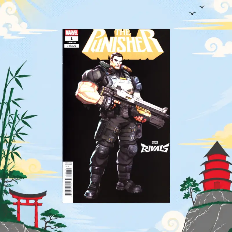 The Punisher #1 NetEase Variant Cover comic book collectible